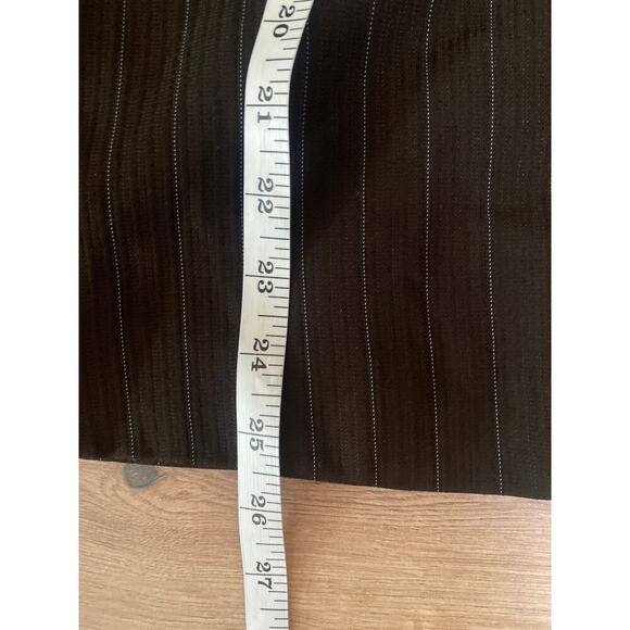 Larry Levine Pinstripe Blazer Jacket Womens 10 Vintage - Picture 7 of 8